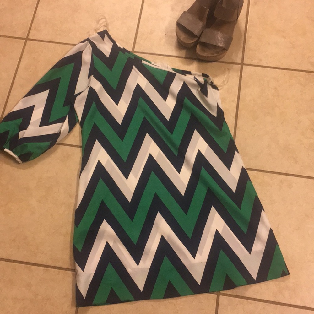Chevron boutique dress